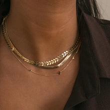 Load image into Gallery viewer, Sarah - 3 Small Hearts Necklace Stainless Steel