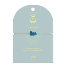 Load image into Gallery viewer, Blue Apatite Chip Bracelet