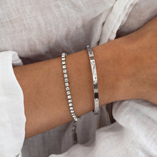 Load image into Gallery viewer, Fay - Crystal Bangle Stainless Steel