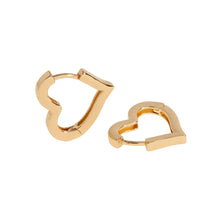 Load image into Gallery viewer, Scarlett - Heart Hoop Earrings Stainless Steel
