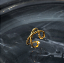Load image into Gallery viewer, Cindy - Cross Ring Stainless Steel