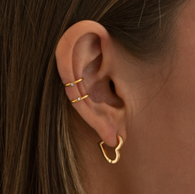 Load image into Gallery viewer, Scarlett - Heart Hoop Earrings Stainless Steel