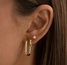 Load image into Gallery viewer, Paula - Rectangular Hoop Earrings Stainless Steel