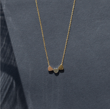 Load image into Gallery viewer, Sarah - 3 Sliding Hearts Necklace Stainless Steel