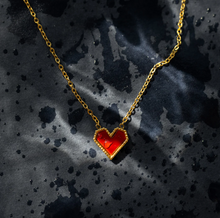 Load image into Gallery viewer, Sarah - Red Heart Necklace Stainless Steel
