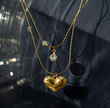 Load image into Gallery viewer, Sarah - Petite Heart Necklace Stainless Steel