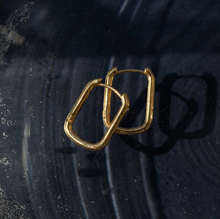 Load image into Gallery viewer, Paula - Rectangular Hoop Earrings Stainless Steel