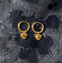 Load image into Gallery viewer, Sandra - Heart Hoop Earrings Stainless Steel