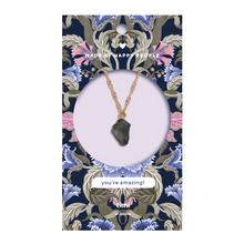 Load image into Gallery viewer, You're Amazing! Black Agate Necklace