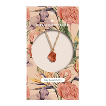 Load image into Gallery viewer, Hey Beautiful! Carnelian Necklace