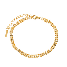 Load image into Gallery viewer, Celine - Bismarck Inspired Chain Vintage Bracelet - Stainless Steel