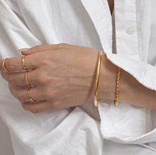 Load image into Gallery viewer, Celine - Bismarck Inspired Chain Vintage Bracelet - Stainless Steel