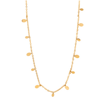 Load image into Gallery viewer, Lia - Tiny Oval Necklace - Stainless Steel