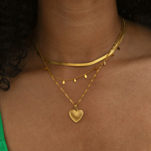 Load image into Gallery viewer, Lia - Tiny Oval Necklace - Stainless Steel