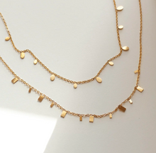 Load image into Gallery viewer, Lia - Tiny Oval Necklace - Stainless Steel