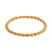 Load image into Gallery viewer, Evi - Thin Twisted Ring Stainless Steel