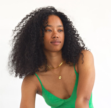 Load image into Gallery viewer, Delilah - Necklace with Gold Brick Crystal Pendant Stainless Steel