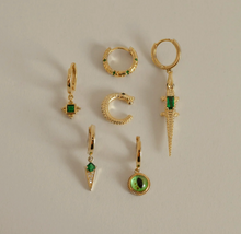 Load image into Gallery viewer, Kiia - Animal Eye Hoop Earrings