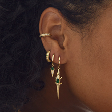 Load image into Gallery viewer, Kiia - Crocodile Hoop Earrings