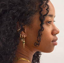 Load image into Gallery viewer, Kiia - Crocodile Hoop Earrings