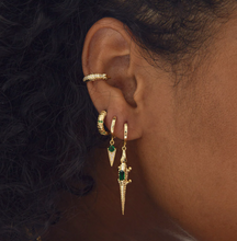 Load image into Gallery viewer, Kiia - Snake Hoop Earrings