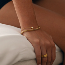 Load image into Gallery viewer, Zoe - Chain Bracelet Macramé Style Stainless Steel