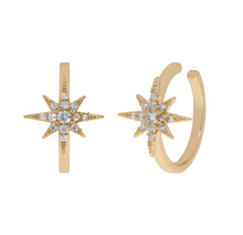 Load image into Gallery viewer, Aurora - Crystal Star Ear Cuff