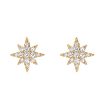 Load image into Gallery viewer, Aurora - Crystal Star Stud Earrings