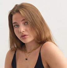 Load image into Gallery viewer, Isolde - Black Agate Necklace