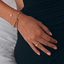 Load image into Gallery viewer, Cleo - Sculpture Wide Adjustable Ring Stainless Steel