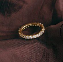 Load image into Gallery viewer, Daria - Thin Crystal Crown Ring