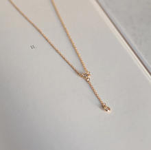 Load image into Gallery viewer, Nina - Crystal Lariat Necklace