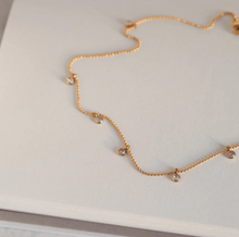 Load image into Gallery viewer, Anae - Crystal Chain Necklace Stainless Steel