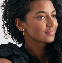 Load image into Gallery viewer, Laia - Blue and Green Crystal Huggie