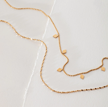 Load image into Gallery viewer, Elise Double Chain Layer Chain Necklace Stainless Steel