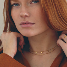 Load image into Gallery viewer, Elise Double Chain Layer Chain Necklace Stainless Steel