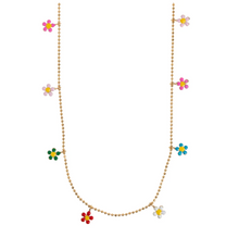 Load image into Gallery viewer, Ella Colorful Daisy Flower Necklace