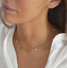 Load image into Gallery viewer, Ella Colorful Daisy Flower Necklace