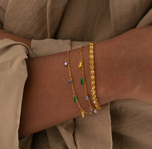 Load image into Gallery viewer, Sky Multi Colored Chain Bracelet Stainless Steel