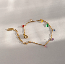 Load image into Gallery viewer, Sky Multi Colored Chain Bracelet Stainless Steel