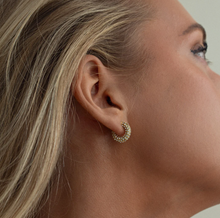 Load image into Gallery viewer, Zuri Crystal Hoop Earrings