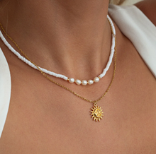 Load image into Gallery viewer, Zora Pearl White Bead Necklace
