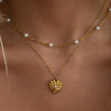 Load image into Gallery viewer, Nyx Pearl Pendant Necklace Stainless Steel