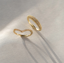 Load image into Gallery viewer, Mira V-shaped Wishbone Ring