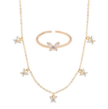 Load image into Gallery viewer, Leah Crystal Butterfly Set