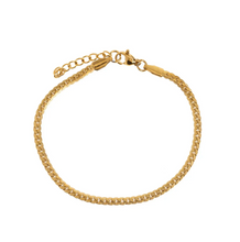 Load image into Gallery viewer, Rani Flat Braided Chain Bracelet Stainless Steel