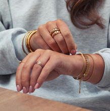 Load image into Gallery viewer, Rani Flat Braided Chain Bracelet Stainless Steel