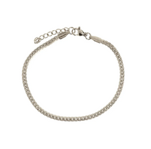 Load image into Gallery viewer, Rani Flat Braided Chain Bracelet Stainless Steel