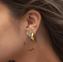 Load image into Gallery viewer, Jo Medium Hoop Earrings 35 mm Stainless Steel