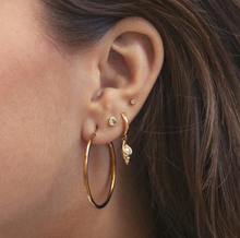 Load image into Gallery viewer, Jo Medium Hoop Earrings 35 mm Stainless Steel